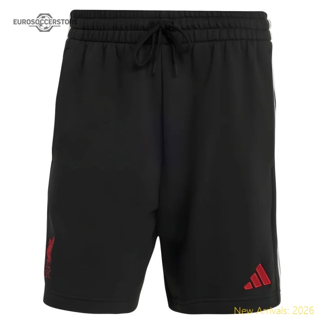 2025-2026 Liverpool DNA Shorts (Black)-Football Shirts Shop