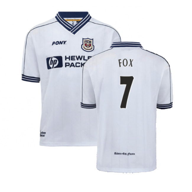 1997-1999 Tottenham Home Pony Retro Shirt (Fox 7)-Football Shirts Shop