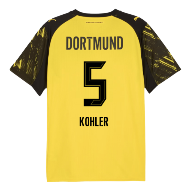 2025-2026 Borussia Dortmund Home Shirt (Kohler 5)-Football Shirts Shop