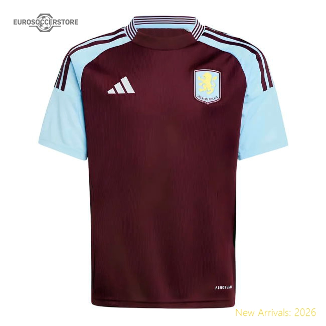 2024-2025 Aston Villa Home Shirt (Kids)-Football Shirts Shop
