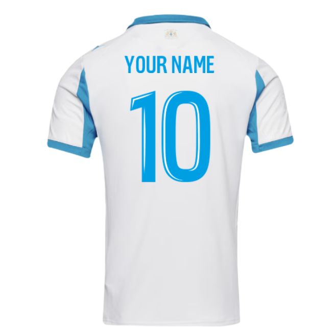 2025-2026 Marseille Home Shirt (Your Name)-Football Shirts Shop