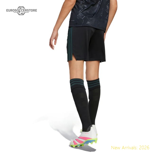 2025-2026 Juventus Third Shorts (Black) - Kids-Football Shirts Shop
