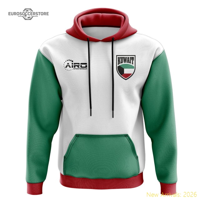 Kuwait Concept Country Football Hoody (White)-Football Shirts Shop