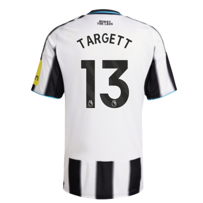2025-2026 Newcastle Home Shirt (Targett 13)-Football Shirts Shop