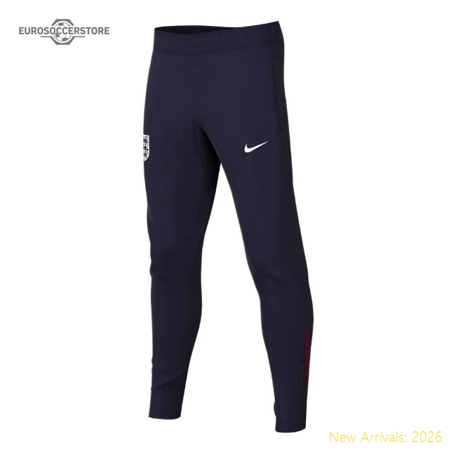 2024-2025 England Strike Football Knit Pants (Purple Ink) - Kids-Football Shirts Shop