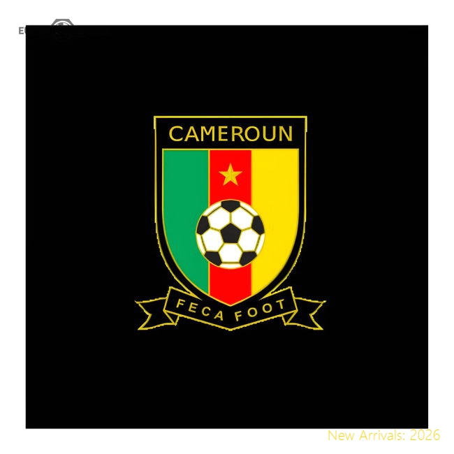 2023-2024 Cameroon Mens Rain Jacket (Black)-Football Shirts Shop