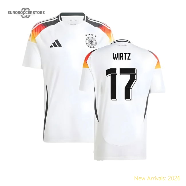 2024-2025 Germany Home Shirt (Wirtz 17)-Football Shirts Shop