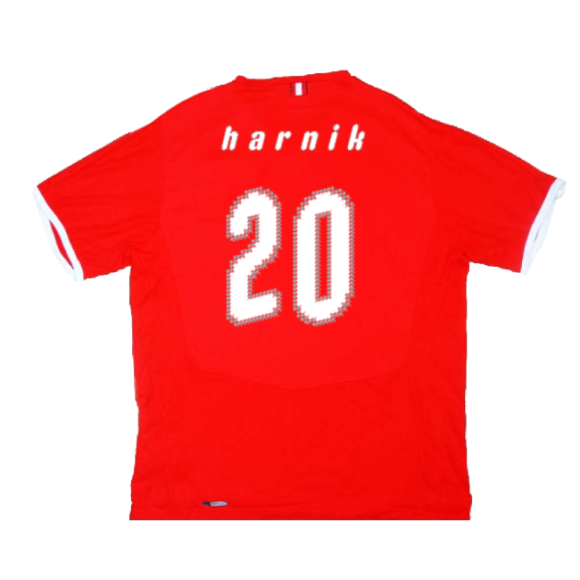 Austria 2008-09 Home Shirt ((Good) S) (Harnik 20)-Football Shirts Shop