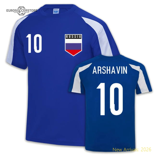 Russia Sports Jersey Training (Andrei Arshavin 10)-Football Shirts Shop