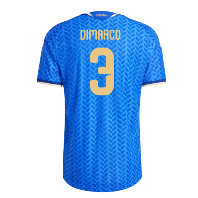 2026-2027 Italy Authentic Home Shirt (Dimarco 3)-Football Shirts Shop