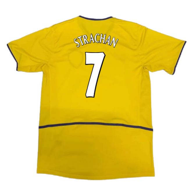 Leeds 2002-2003 Away Shirt (Excellent) (STRACHAN 7)-Football Shirts Shop
