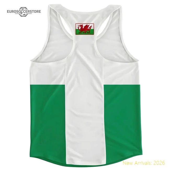 Wales Flag Running Vest-Football Shirts Shop
