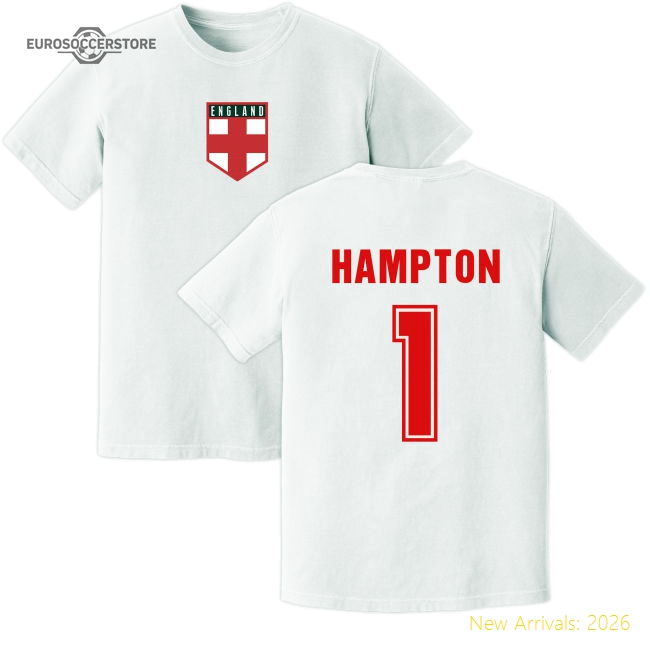 Hampton England Training Jersey (White)-Football Shirts Shop