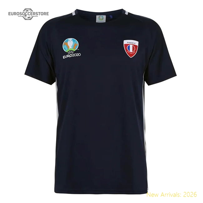 France 2021 Polyester T-Shirt (Navy) - Kids-Football Shirts Shop