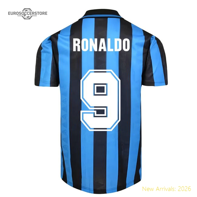 Internazionale 1992 Home Shirt (RONALDO 9)-Football Shirts Shop
