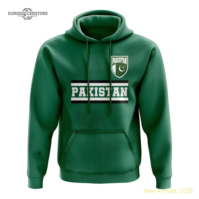 Pakistan Core Football Country Hoody (Green)-Football Shirts Shop