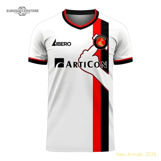 HB Torshavn 2025-2026 Away Concept Football Kit (Libero) - Womens-Football Shirts Shop