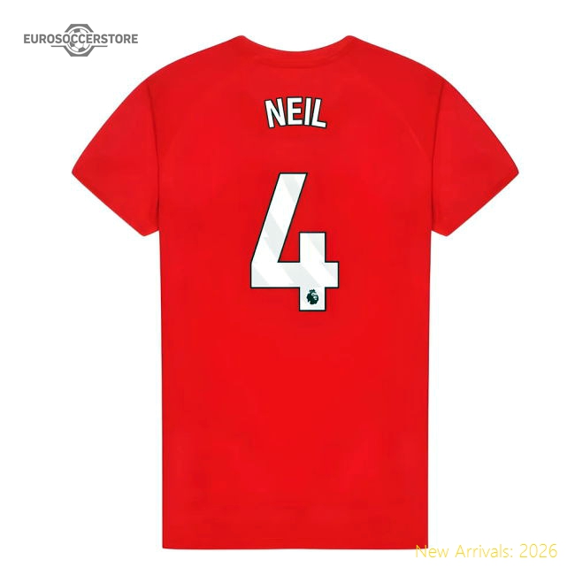 Sunderland Poly T-Shirt (Red) - Kids (Neil 4)-Football Shirts Shop