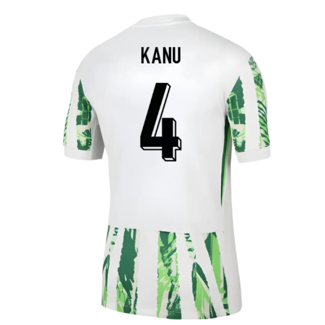 2025-2026 Nigeria Womens Team Away Shirt (Unisex) (Kanu 4)-Football Shirts Shop