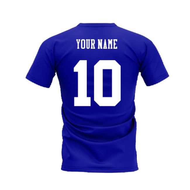 Chelsea 1995-1996 Retro Shirt T-shirts (Blue) (Your Name)-Football Shirts Shop