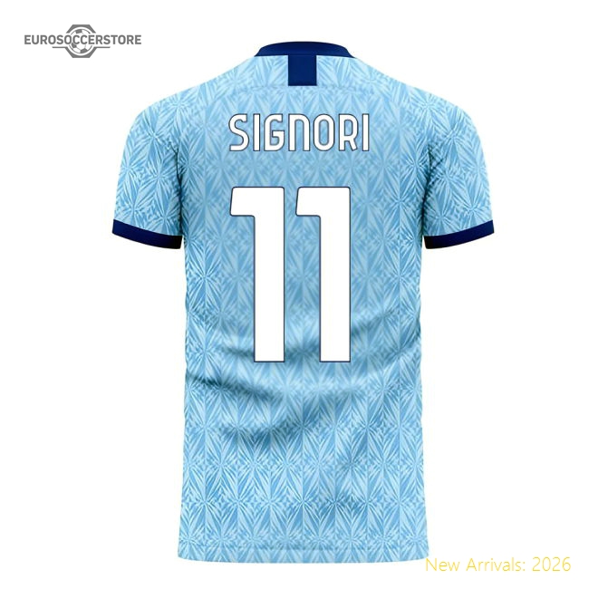 Lazio 1990s Home Retro Concept Kit (Libero) (Signori 11)-Football Shirts Shop
