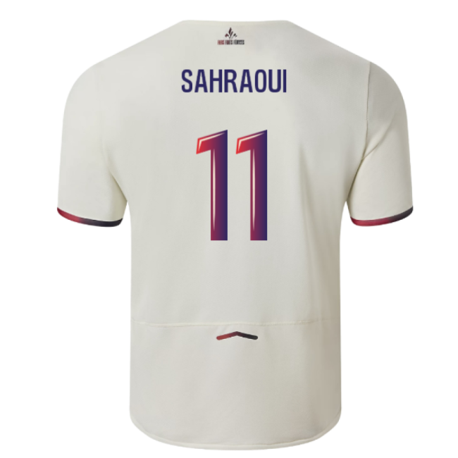 2025-2026 Lille Away Shirt (Sahraoui 11)-Football Shirts Shop