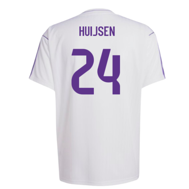 Real Madrid Terrace Icons Shirt (White) (Huijsen 24)-Football Shirts Shop