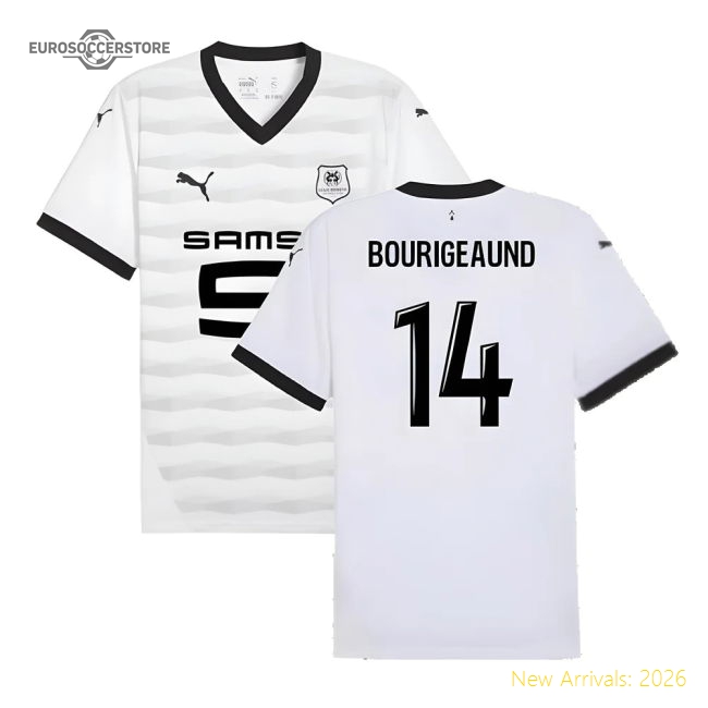2024-2025 Stade Rennais Away Shirt (Bourigeaund 14)-Football Shirts Shop
