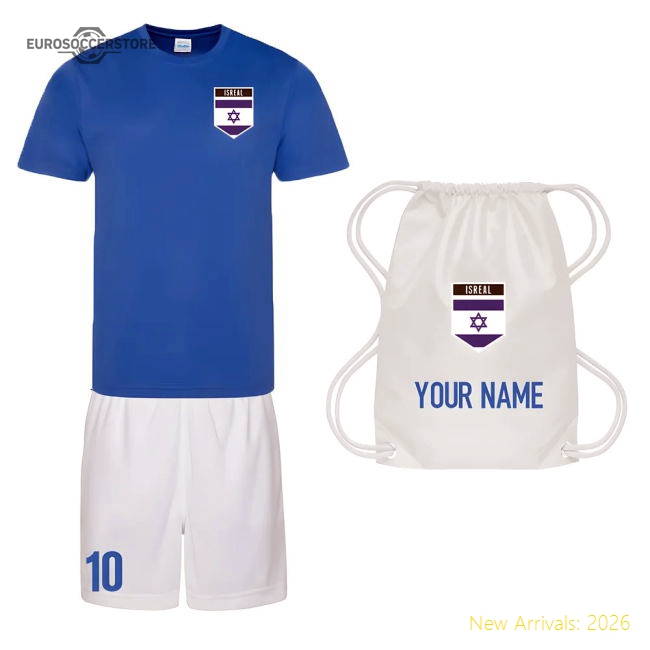 Personalised Israel Training Kit Package-Football Shirts Shop