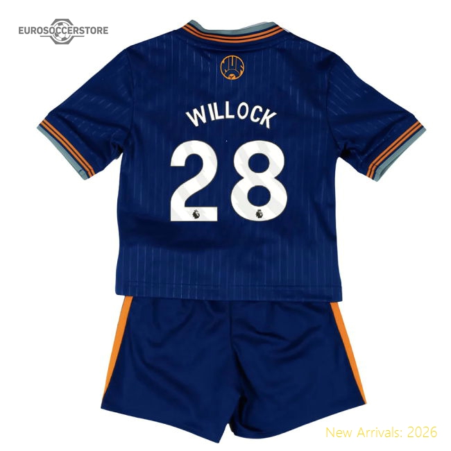 2025-2026 Newcastle Third Mini Kit (Willock 28)-Football Shirts Shop