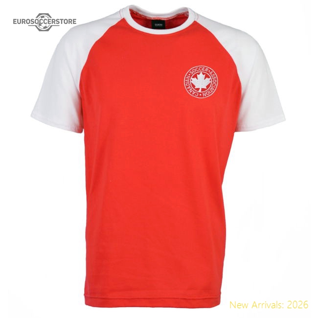 Canada 2018 Raglan Retro Football Shirt-Football Shirts Shop