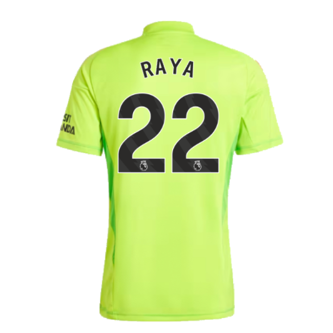 2024-2025 Arsenal Home Goalkeeper Shirt (Yellow) (Raya 22)-Football Shirts Shop