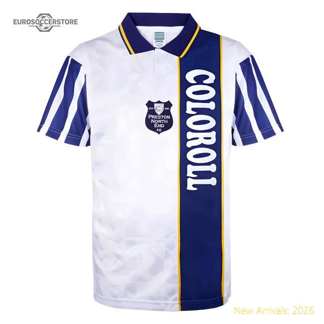 Preston North End 1994 Retro Home Shirt-Football Shirts Shop