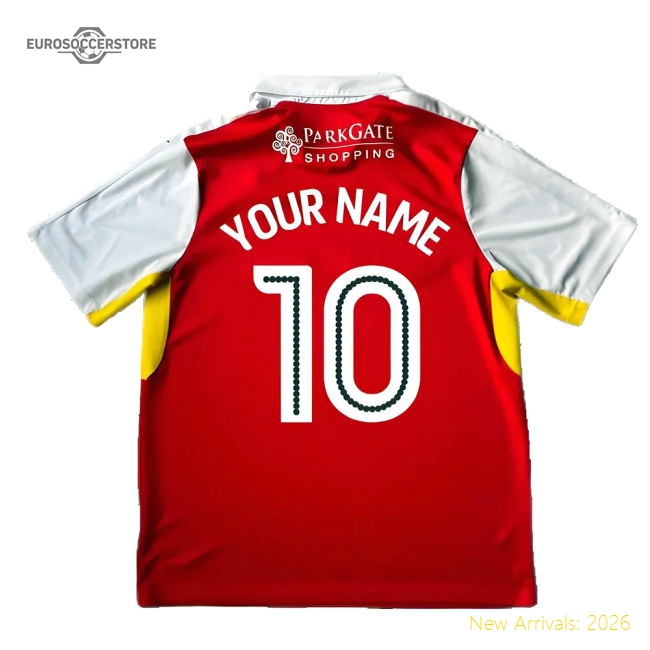 Rotherham 2016-17 Home Shirt ((Good) XL) (Your Name)-Football Shirts Shop
