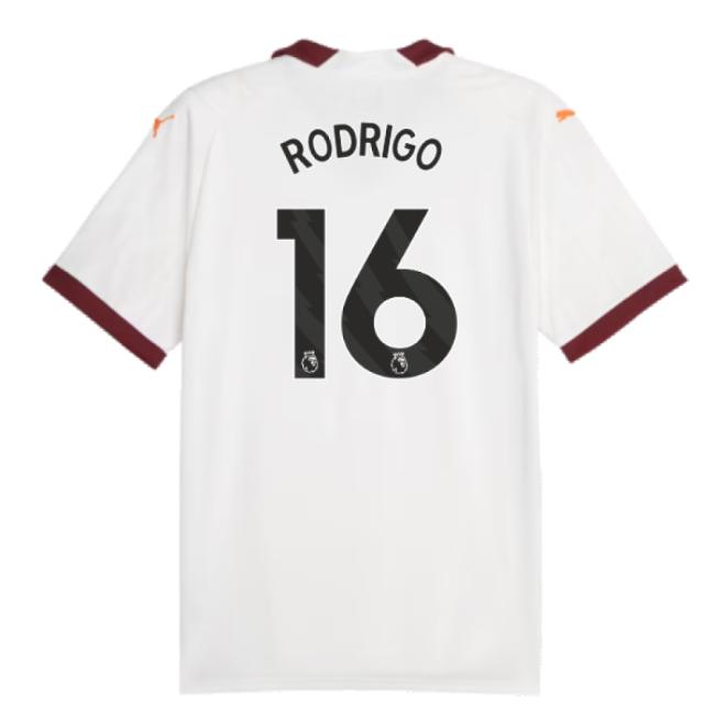 2023-2024 Man City Away Shirt (RODRIGO 16)-Football Shirts Shop