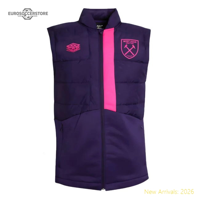 2023-2024 West Ham Gilet (Austral Aura)-Football Shirts Shop