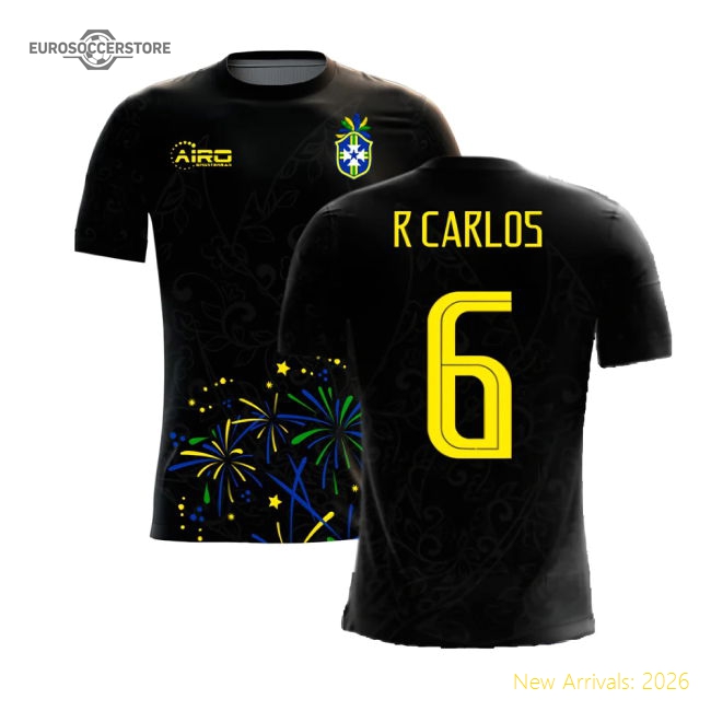 2025-2026 Brazil Third Concept Football Shirt (R Carlos 6)-Football Shirts Shop