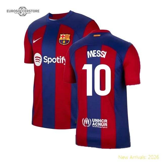 2023-2024 Barcelona Home Shirt (Messi 10)-Football Shirts Shop
