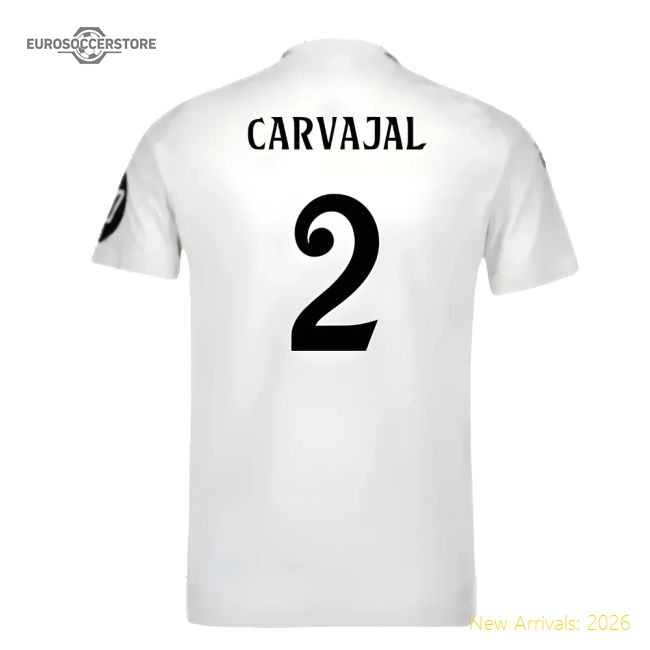 2024-2025 Real Madrid Authentic Home Shirt (Carvajal 2)-Football Shirts Shop