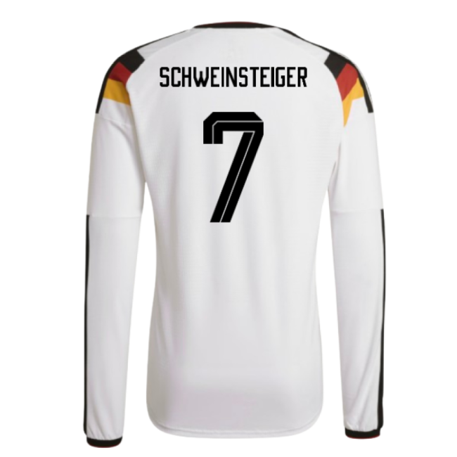 2026-2027 Germany Authentic Long Sleeve Home Shirt (Schweinsteiger 7)-Football Shirts Shop