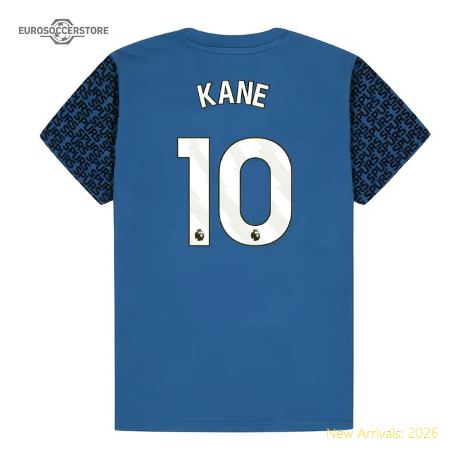 Tottenham Hotspur Graphic T-shirt (Blue) - Kids (Kane 10)-Football Shirts Shop