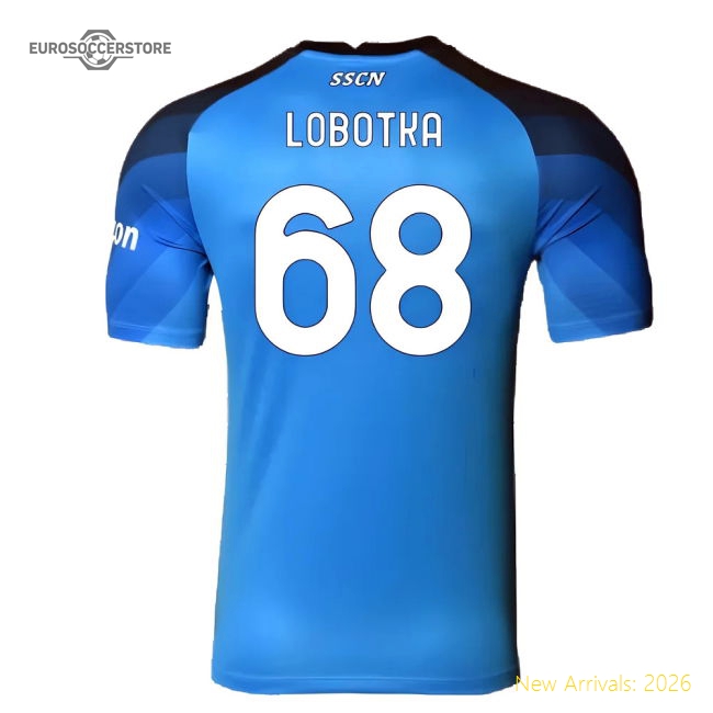 Napoli 2022-23 Player Issue Home Shirt (3XL) (Lobotka 68) (Excellent)-Football Shirts Shop