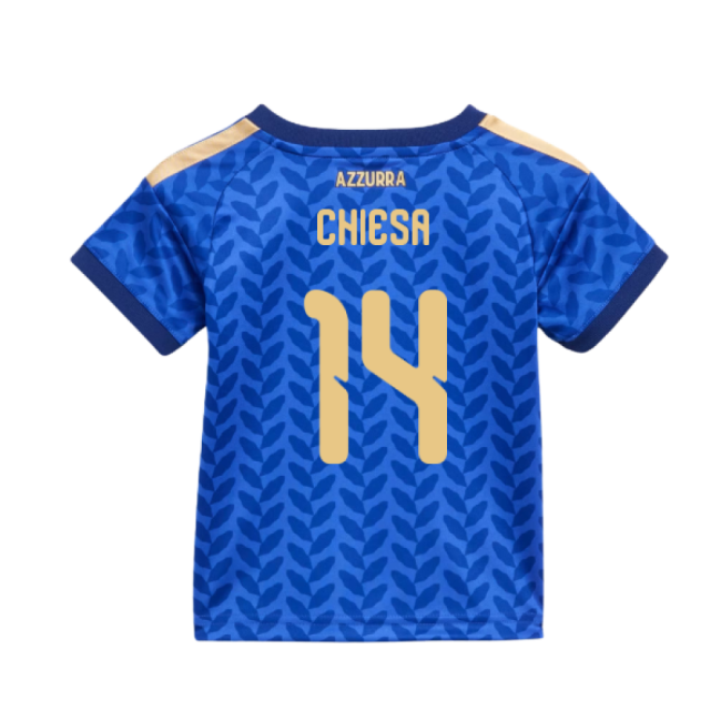 2026-2027 Italy Home Baby Kit (Chiesa 14)-Football Shirts Shop