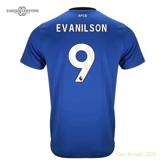 2025-2026 Bournemouth Away Shirt (Evanilson 9)-Football Shirts Shop