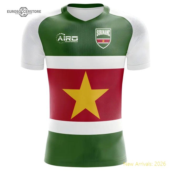 2025-2026 Suriname Home Concept Football Shirt - Baby-Football Shirts Shop
