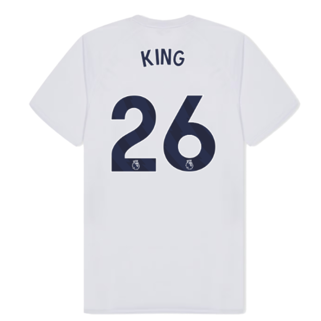 Tottenham Hotspur Poly T-shirt (White) (King 26)-Football Shirts Shop