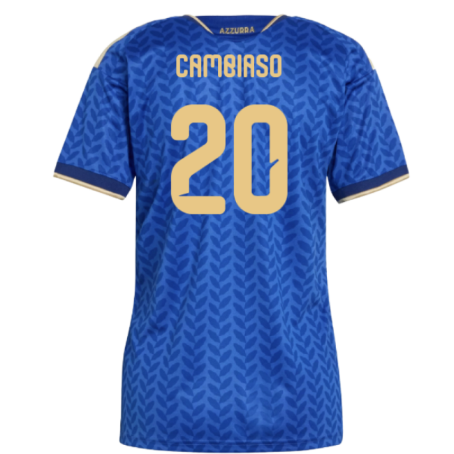 2026-2027 Italy Home Shirt (Womens) (Cambiaso 20)-Football Shirts Shop