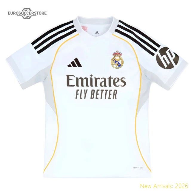 2025-2026 Real Madrid Home Youth Kit-Football Shirts Shop