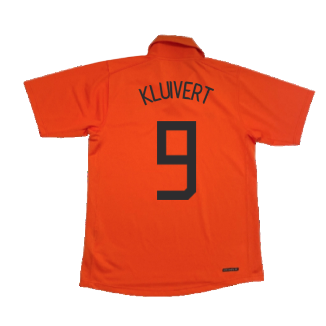 Holland 2006-08 Home Shirt (M) ((Good) M) (Kluivert 9)-Football Shirts Shop