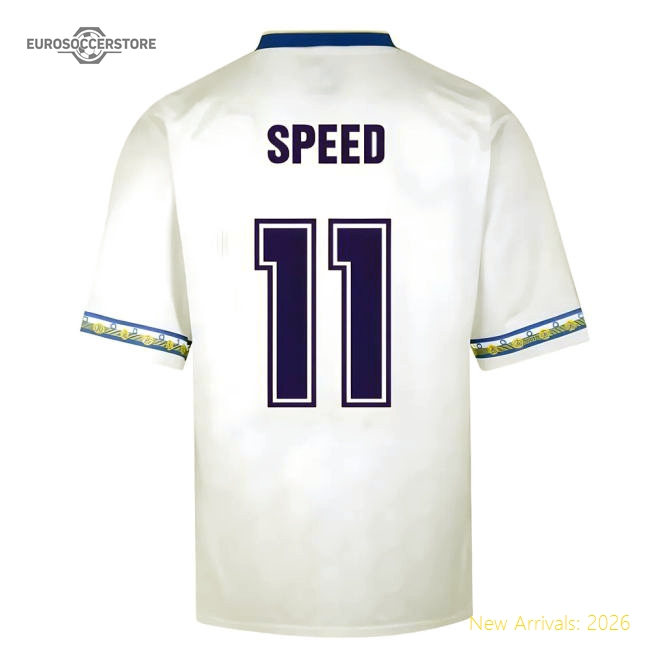 Score Draw Leeds United 1993 Admiral Retro Football Shirt (Speed 11)-Football Shirts Shop